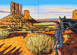 The Untold, 2018, 152 x 304 cm Oil on Canvas