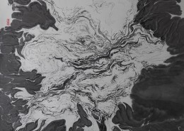 Chen Wei Meng - Expanding 2 (2019) | Ink on xuan paper; 124cm x 96.5cm