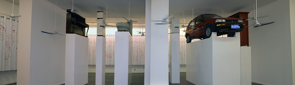 H. H. Lim, Gone with the wind, UCCA, Beijing, 2010, exhibition view