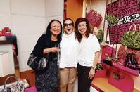 (From left) Izan Tahir, Kathy Lam and Florence Fang.