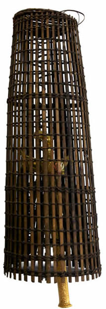 Hasnul Jamal Saidon - Entrapment (2011) | Metal dagger (keris) and bamboo fish trap