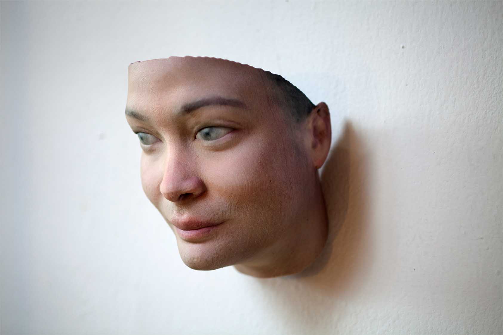 Heather Dewey¬-Hagborg - Stranger Visions - East Hampton: Sample 7 (2012-2013) | Found genetic materials, custom software, 3d prints, documentation; Dimensions vary | Courtesy of Heather Dewey-Hagborg and Friedman Gallery