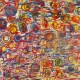Choy Chun Wei, Rebirth, Acrylic medium, paint, transparent gesso and enamel ink on acid free paper on canvas, 91.5 x 305cm (diptych), 2018