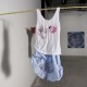 Untitled - installation view (2014) Stitching on clothes , singlet, short; Dimension variable