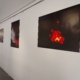 Installation view: Heather Dewey-Hagborg - Lovesick: the Transfection (2019) | Custom retrovirus, glass (10 vials), two single channel HD videos, music arranged by the artist; Dimensions variable
